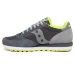 scarpe da uomo saucony jazz original men s2044-580 pavement grey gris grigio chiaro scuro verde fluo
