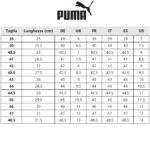 TABELLA GUIDA ALLE TAGLIE PUMA UOMO