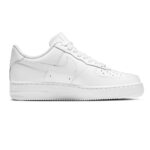 scarpe da donna nike air force 1 '07 pelle bianco sneakers woman 315115-112