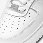 scarpe da donna nike air force 1 '07 pelle bianco sneakers woman 315115-112