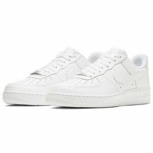 scarpe da uomo nike air force 1 '07 bianco white pelle 315122 111