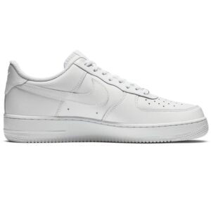 scarpe da uomo nike air force 1 '07 bianco white pelle 315122 111