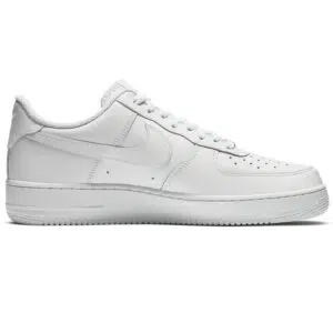 scarpe da uomo nike air force 1 '07 bianco white pelle 315122 111