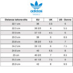 tabella scarpe donna adidas originals guida alle taglie