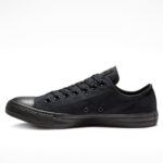 Converse Unisex All Star Ox Basse Tutto Nero Black - immagine 8