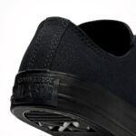 Converse Unisex All Star Ox Basse Tutto Nero Black - immagine 9