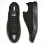 Converse Unisex All Star Ox Basse Tutto Nero Black - immagine 4