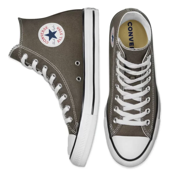 scarpe-uomo-donna-converse-all-star-hi-grigio-4 Converse Unisex All Star Hi Alte Grigio - immagine 2