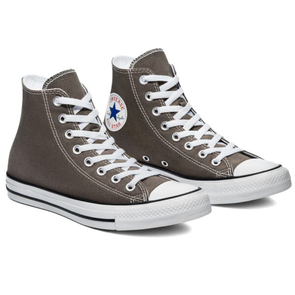 scarpe-uomo-donna-converse-all-star-hi-grigio-5 Converse Unisex All Star Hi Alte Grigio - immagine 9