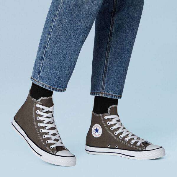 scarpe-uomo-donna-converse-all-star-hi-grigio-9 Converse Unisex All Star Hi Alte Grigio - immagine 5