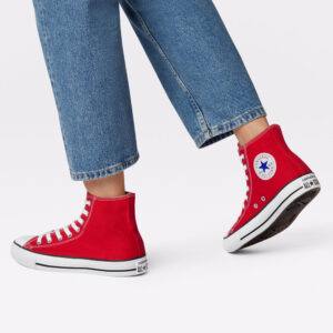 Converse Unisex All Star Hi Alte Rosso - immagine 3