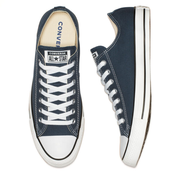 scarpe-uomo-donna-converse-all-star-ox-blu-jeans-3 Converse Unisex All Star Ox Basse Blu - immagine 3