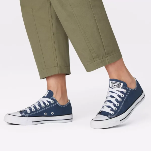 scarpe-uomo-donna-converse-all-star-ox-blu-jeans-7 Converse Unisex All Star Ox Basse Blu - immagine 2