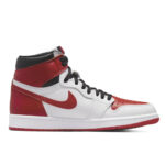 scarpe nike uomo air jordan 1 retro high og heritage bianco nero rosso white university red black 555088 161