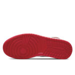 scarpe nike uomo air jordan 1 retro high og heritage bianco nero rosso white university red black 555088 161