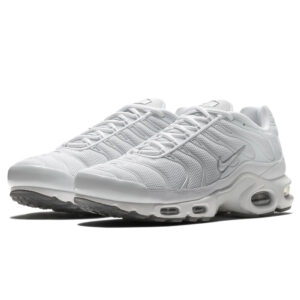 scarpe nike uomo tn air max plus bianco white 604133 139 white black cool grey sneakers estive scarpe tela