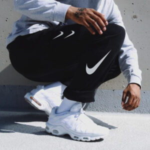scarpe nike uomo tn air max plus bianco white 604133 139 white black cool grey sneakers estive scarpe tela