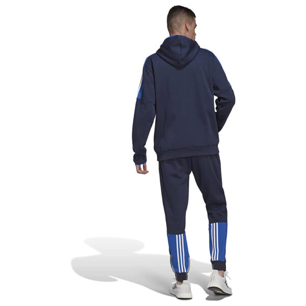 tuta-completa-adidas-uomo-fleece-colorblock-blu-hk4463-3 copia Adidas Uomo Tuta MTS Fleece CB Blu Felpata con Cappuccio HK4463 axjn alexanderjohn.it alexander john shoes invernale felpa inverno pantaloni
