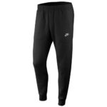 Nike Uomo Tuta Completa Girocollo Bianco Nero Felpa Pantalone Cotone Felpato NSW Club AXJN ALEXANDERJOHN.IT ALEXANDER JOHN SHOES