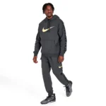 Nike Tuta Completa Cappuccio Felpata Grigio Oro Uomo Repeat SW DX2028 070 axjn alexanderjohn.it alexander john shoes alex john invernale grey gold