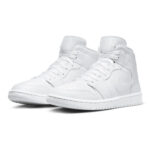 Nike Air Jordan 1 MID WMNS Bianche White Triple DV0991 111 Uomo Donna Unisex AXJN AlexanderJohn.it alexander john shoes