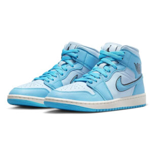 Nike Air Jordan 1 MID SE WMNS Ice Blue Turchese Celeste DV1302 400 Alexander john shoes AXJN AlexanderJohn.it