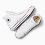 Converse All Star Hi Alte Bianche M7650C Optical White Scarpe Uomo Donna scarpe sneakers tela chuck taylor AXJN Alexanderjohn.it