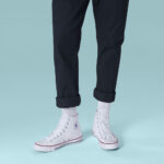 Converse All Star Hi Alte Bianche M7650C Optical White Scarpe Uomo Donna scarpe sneakers tela chuck taylor AXJN Alexanderjohn.it