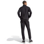 Adidas Tuta Completa Basic 3 Stripes Fleece Nero Uomo Felpata IJ6067 AXJN Alexanderjohn.it