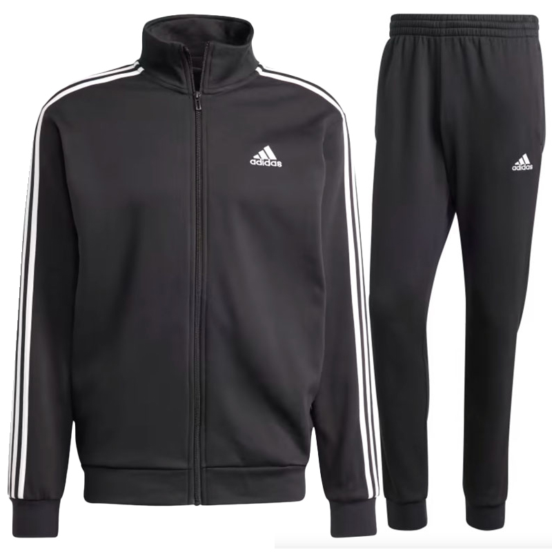 adidas_uomo_Tuta_Basic_3-Stripes_Fleece_Nero_IJ6067 Adidas Tuta Completa Basic 3 Stripes Fleece Nero Uomo Felpata IJ6067 AXJN Alexanderjohn.it
