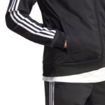 Adidas Tuta Completa Basic 3 Stripes Tricot Nero Bianco Uomo IC6747 trucksuit nuova collezione 2023 AXJN Alexanderjohn.it