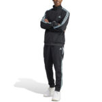 Adidas Tuta Completa Basic 3 Stripes Nero Azzurro Uomo IJ6058 tuta acetata inverno autunno 2023 da uomo • AXJN Alexanderjohn.it