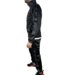 Richmond Tuta Completa Fleece Nero Uomo Acetata Zip UMA22091FE tuta sportiva palestra scuola skate sport AXJN Alexanderjohn.it