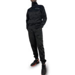 Richmond Tuta Completa Fleece Nero Uomo Acetata Zip UMA22091FE tuta sportiva palestra scuola skate sport AXJN Alexanderjohn.it