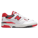 New Balance 550 Bianche Rosse Unisex BB550SE1 Scarpe Unisex Donna Uomo sportive bianco rosso white red black nero AXJN Alexanderjohn.it