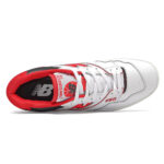 New Balance 550 Bianche Rosse Unisex BB550SE1 Scarpe Unisex Donna Uomo sportive bianco rosso white red black nero AXJN Alexanderjohn.it