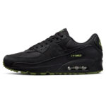 NIKE AIR MAX 90 Nero Verde Chlorophill Uomo DQ4071 005 Scarpe sneakers pelle scamosciato tela edizione limitata AXJN Alexanderjohn.it