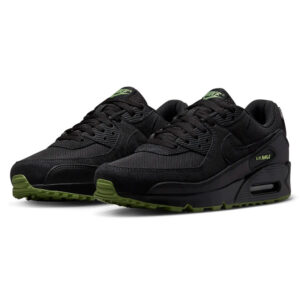 NIKE AIR MAX 90 Nero Verde Chlorophill Uomo DQ4071 005 Scarpe sneakers pelle scamosciato tela edizione limitata AXJN Alexanderjohn.it