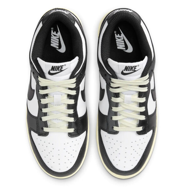 nike_dunk_low_premium_prm_panda_nero_black_cocconut_milk_FQ8899_100_4 NIKE Dunk Low Premium Nero Cocconut Milk Vintage Panda FQ8899 100 Scarpe skate alexander john shoes panda vintage prm AXJN Alexanderjohn.it