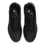 Nike Tn Air Max Plus Leather Triple Black Nero Uomo AJ2029 001 scarpe uomo mens pelle nero alexander john shoes AXJN Alexanderjohn.it