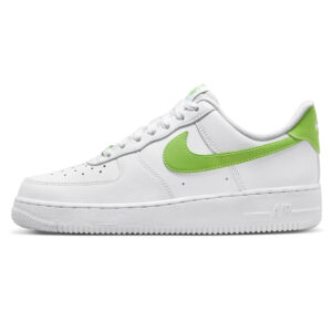 Nike Air Force 1 07 Bianche Action Green DD8959 112 Scarpe white verde skate wmns AXJN AlexanderJohn.it