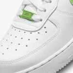 Nike Air Force 1 07 Bianche Action Green DD8959 112 Scarpe white verde skate wmns AXJN AlexanderJohn.it