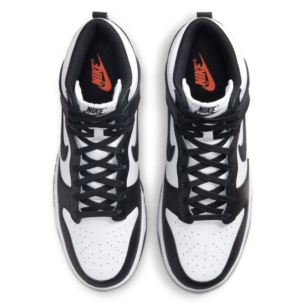 scarpe_nike_dunk_high_retro_panda_nero_bianco_black_white_DD1399_105_9 Nike Dunk High Retro Nero Bianco Panda Uomo DD1399 105 Scarpe alte stivaletto hi alexander john shoes AXJN Alexanderjohn.it