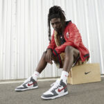 Nike Dunk High Retro Grey Red Embossed Basketball FD0668 001 axjn alexanderjohnshoes alexander john alexanderjohn.it