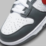 Nike Dunk High Retro Grey Red Embossed Basketball FD0668 001 axjn alexanderjohnshoes alexander john alexanderjohn.it
