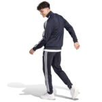 Adidas 3 Stripes Tuta Completa Blu Navy Uomo Acetata GK9658 • AXJN Alexanderjohn.it