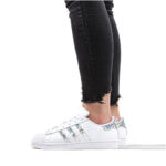 ADIDAS SUPERSTAR J Bianco Silver Mirror Ragazzi F33889 Scarpe • AXJN Alexanderjohn.it
