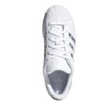 ADIDAS SUPERSTAR J Bianco Silver Mirror Ragazzi F33889 Scarpe • AXJN Alexanderjohn.it