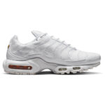 Nike Tn Air Max Plus Leather Pelle Bianco Uomo AJ2029 100 scarpe sneakers ltr triple white alexander john shoes AXJN Alexanderjohn.it