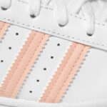 ADIDAS SUPERSTAR J Bianco Rosa Ragazza GZ9097 alexander john shoes ragazzi donna originali AXJN Alexanderjohn.it